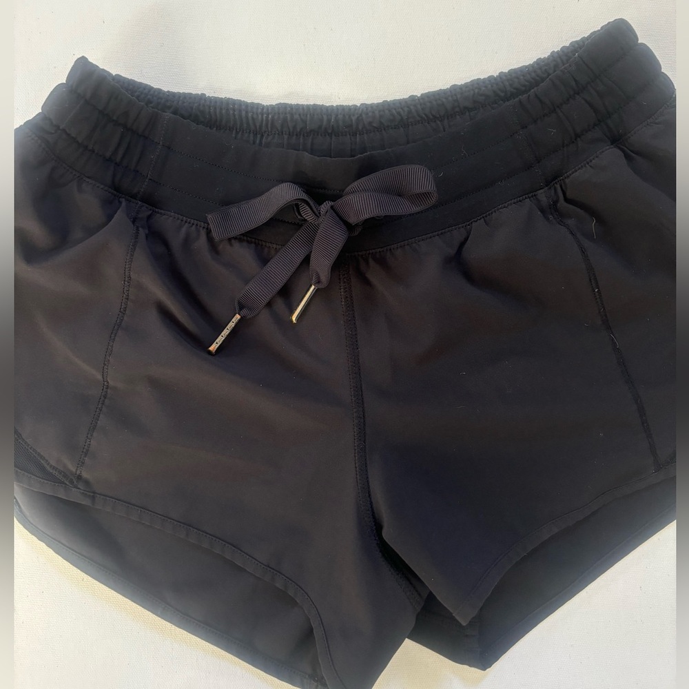 Lulu Lemon black 2” shorts - No flaws